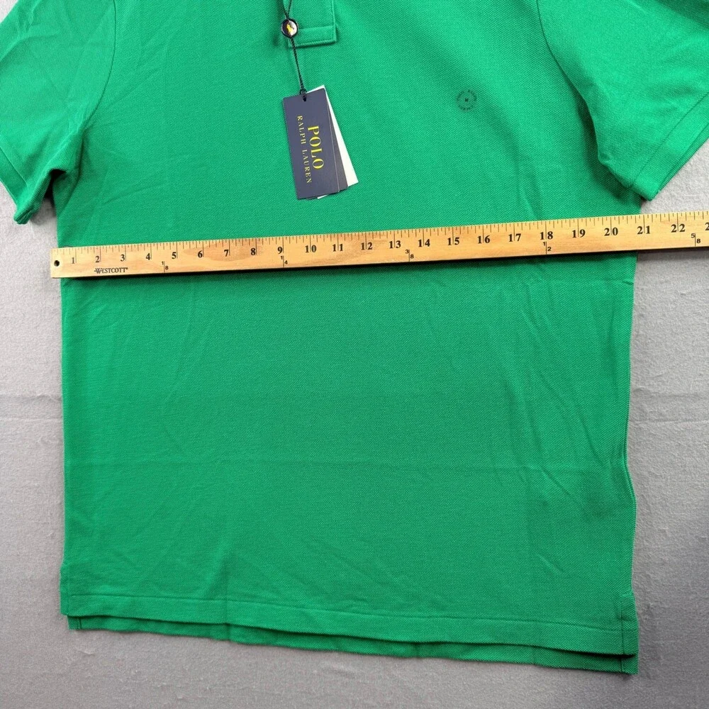 Polo Ralph Lauren Mens Classic Fit Green Short Sleeve Polo Shirt NWT Size M
